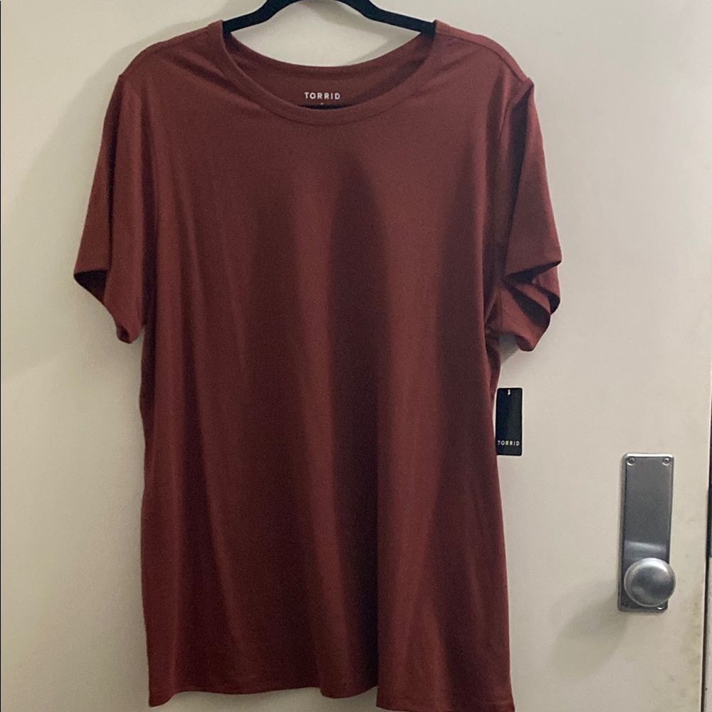 Torrid Women’s Brown Crew Neck Tee